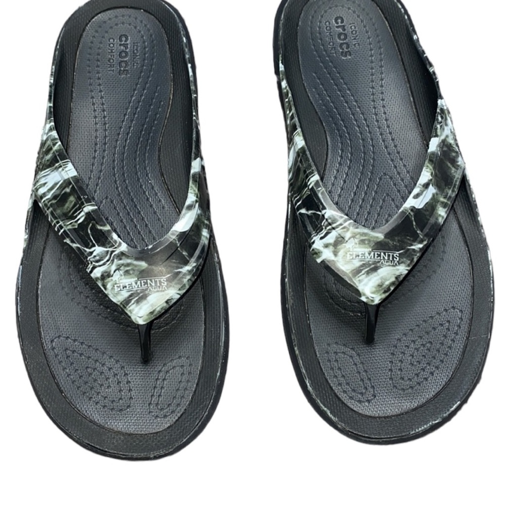 CROCS Mossy Oak Elements Aqua Size 8 - Picture 2 of 4